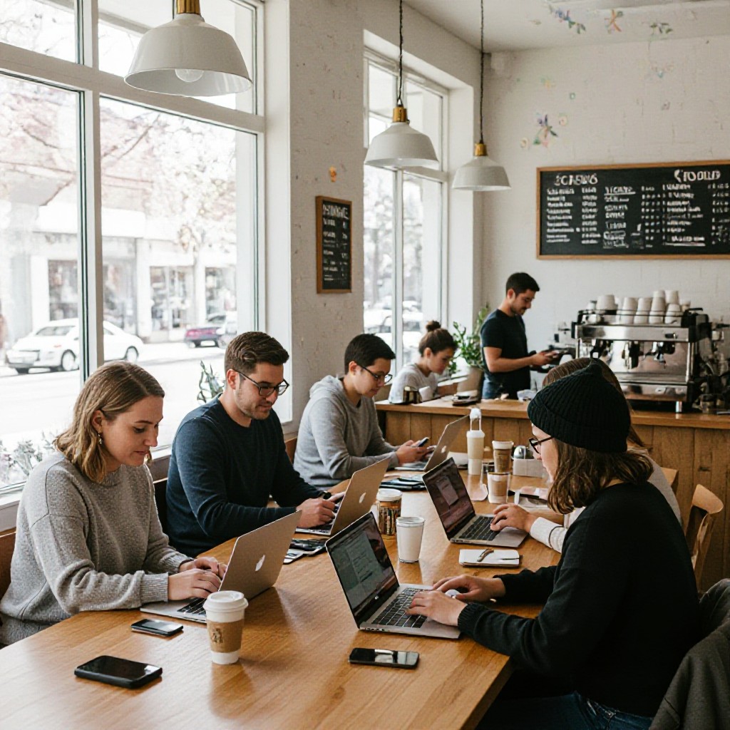 Brunswick cafe customers