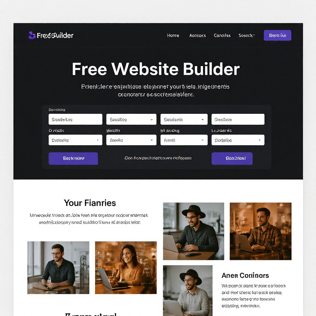 Free website builder templates