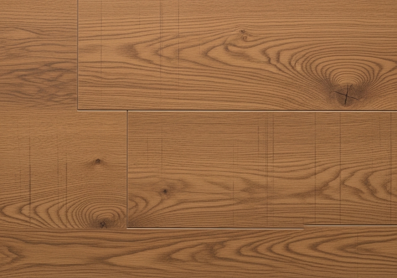 Laminate flooring finish