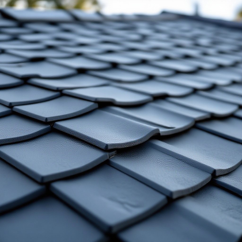 tile roof close up