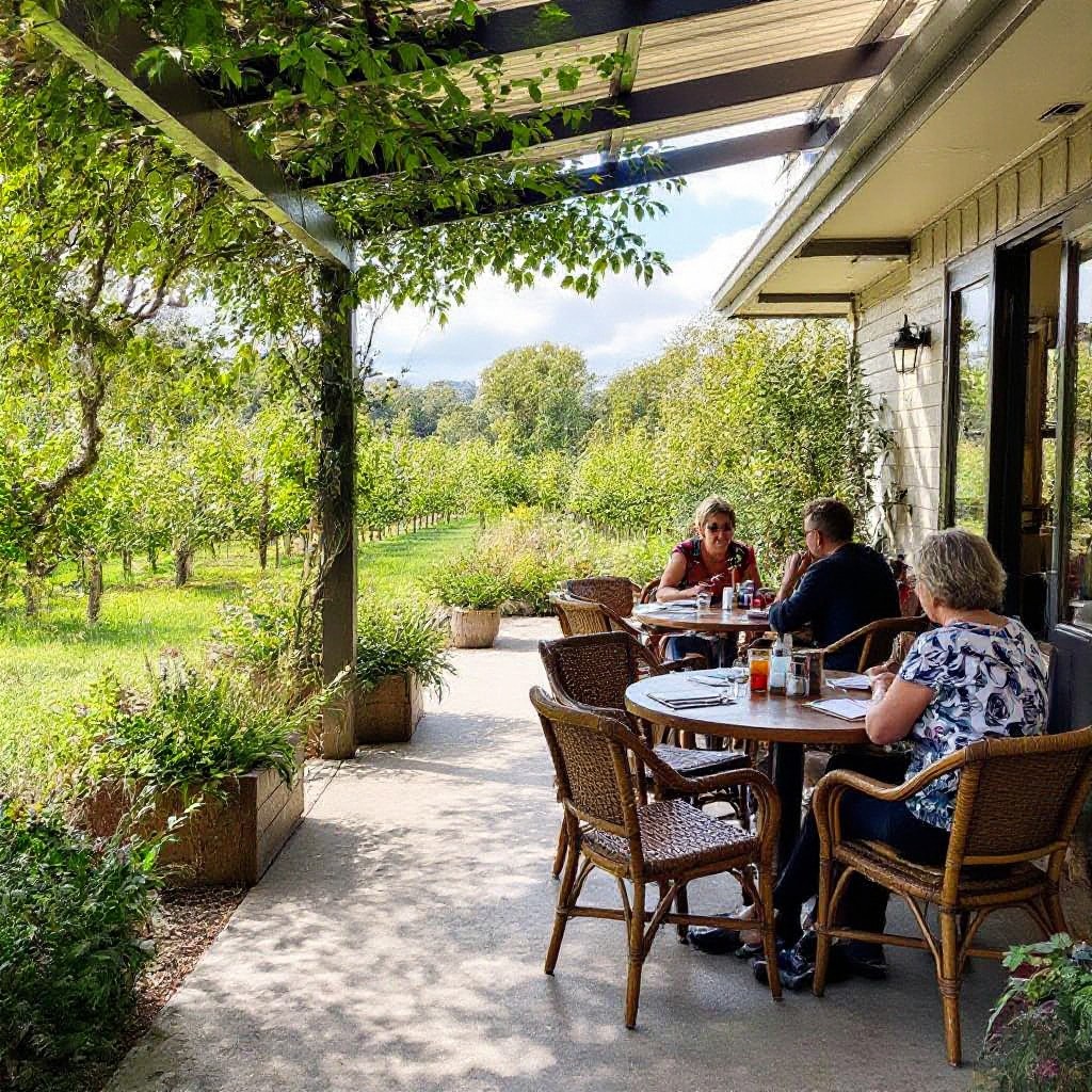 Wandin North orchard and local cafe