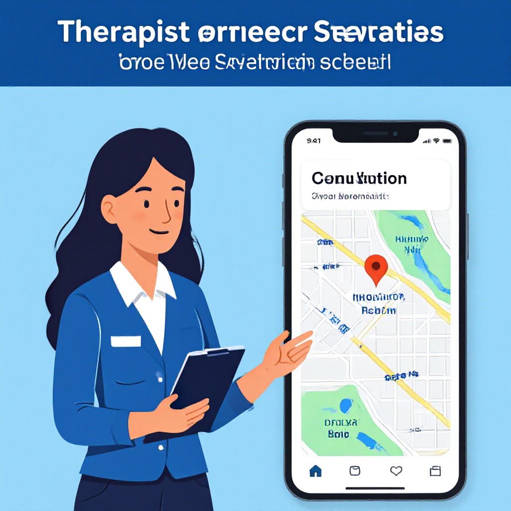 therapist consultation and map overlay