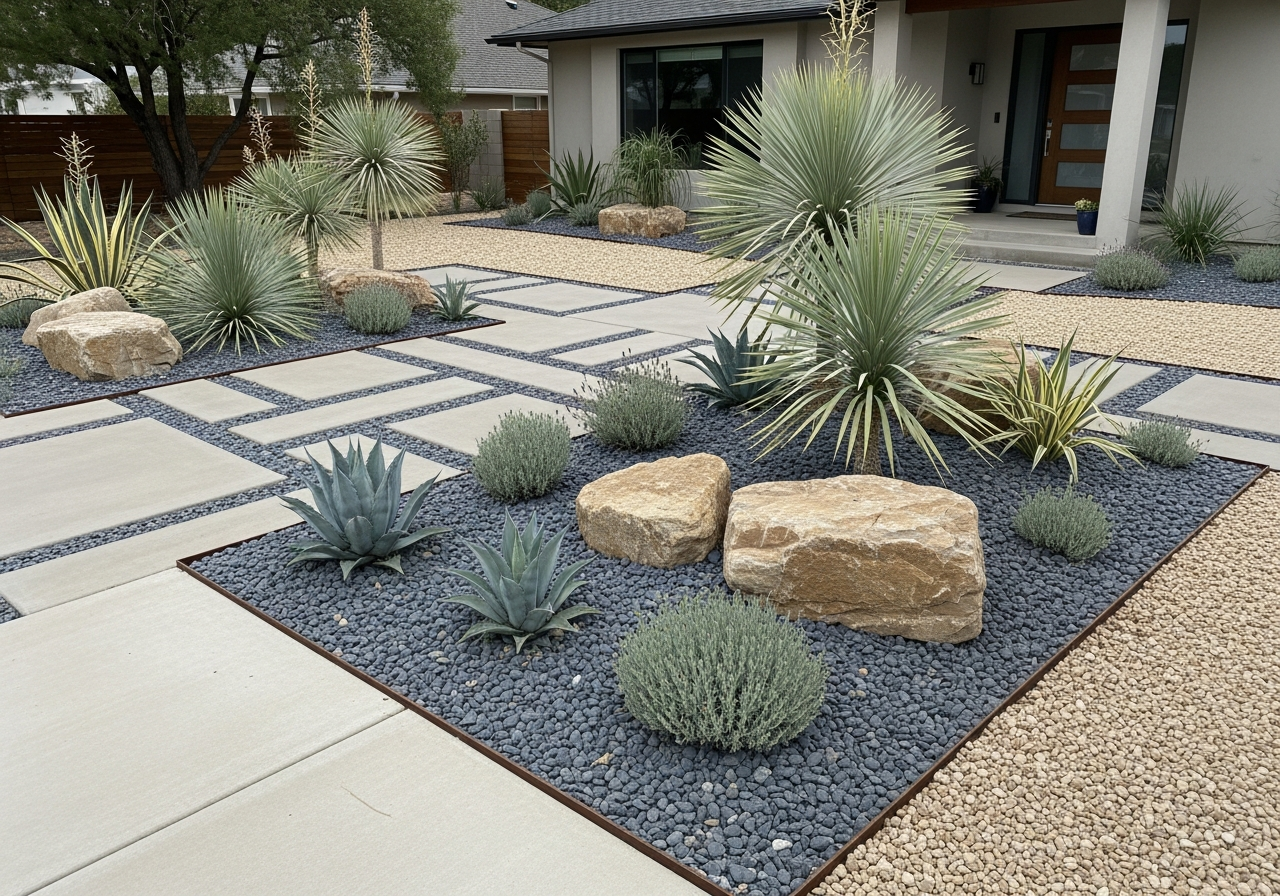 Drought-tolerant garden