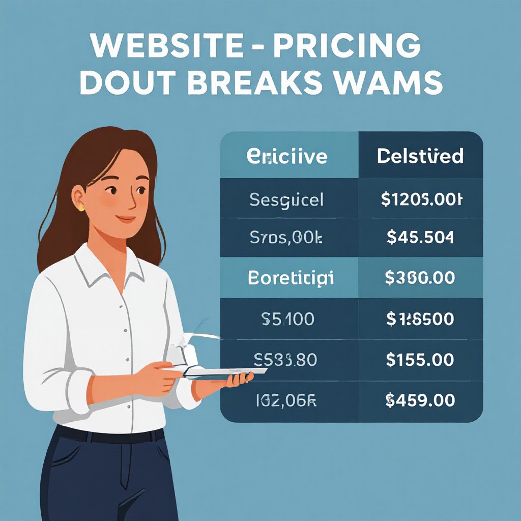 website price comparison chart