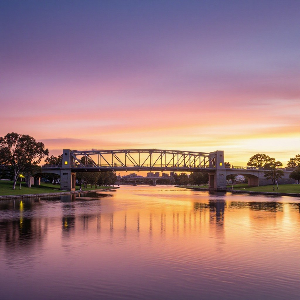 Victoria Park river and bridge