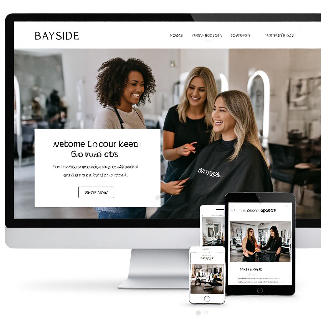 Bayside salon website