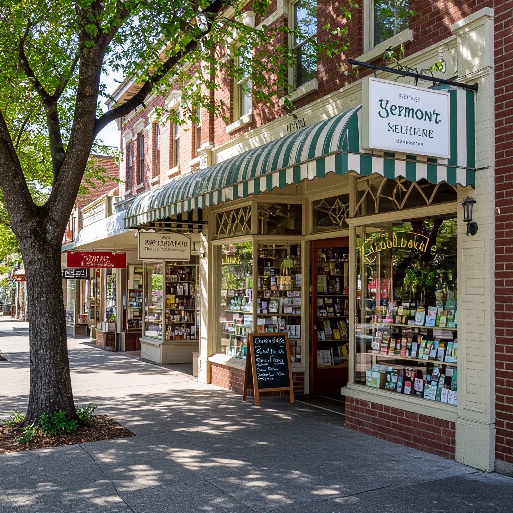 Vermont local business street