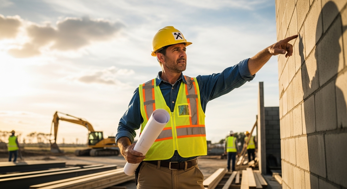 General contractor on site