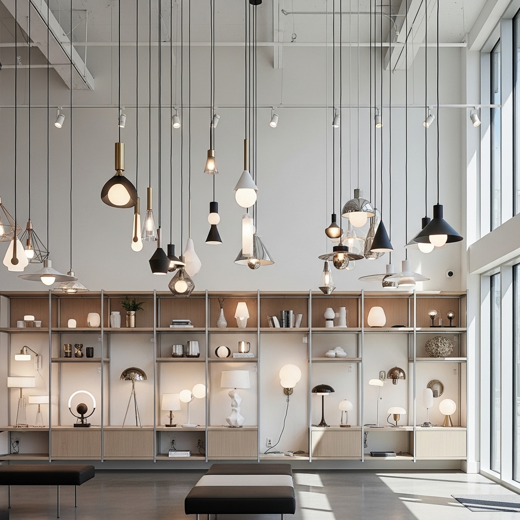 lighting showroom