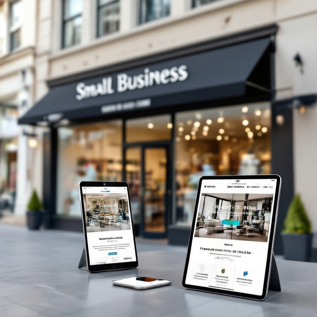 small business website preview