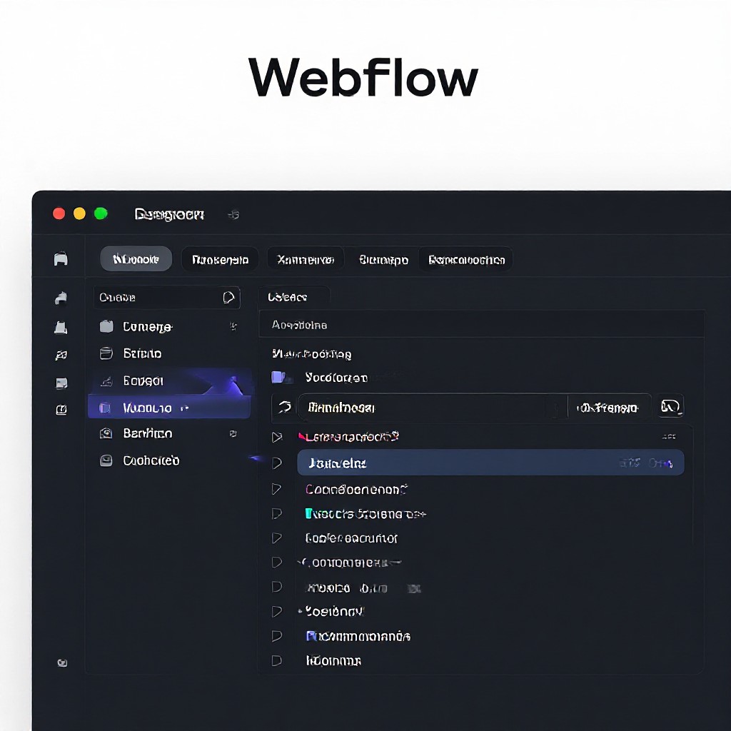 Webflow screenshot
