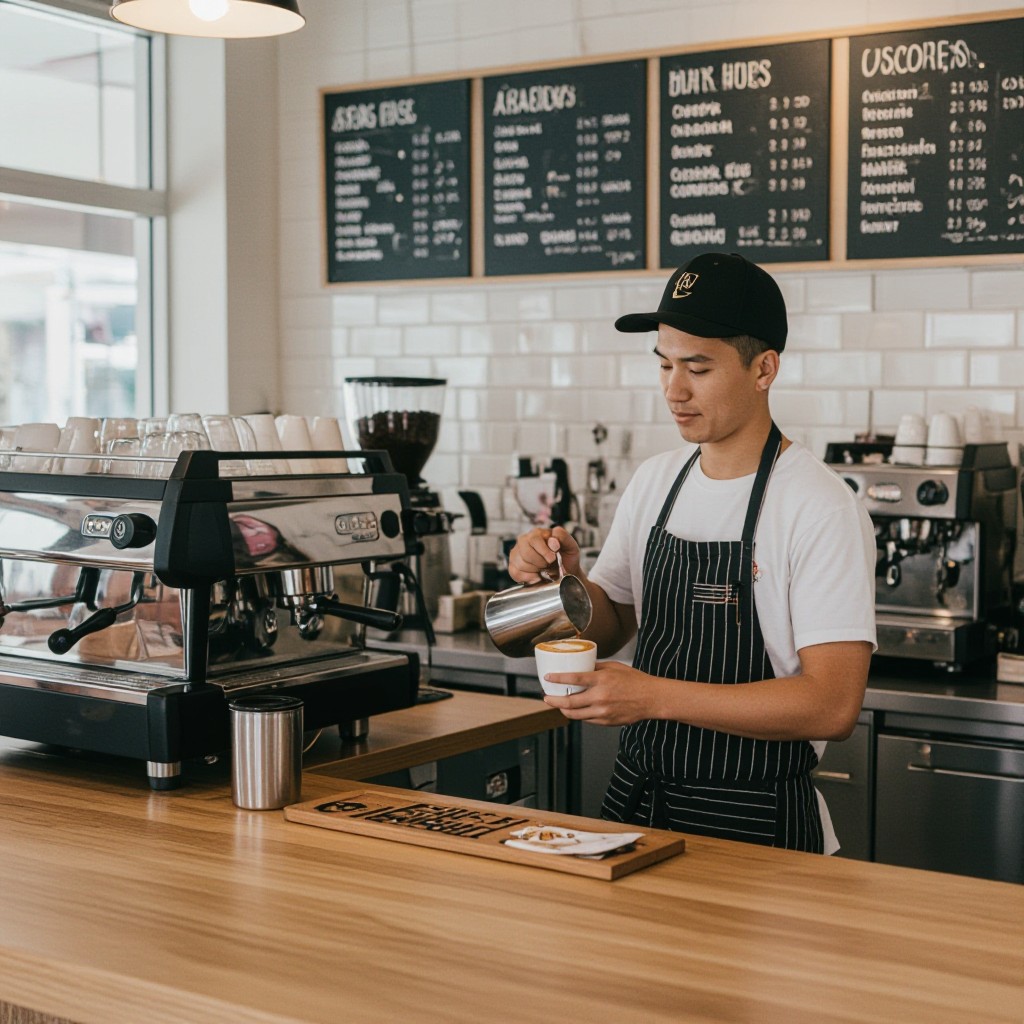 Cafe inside Lalor Plaza