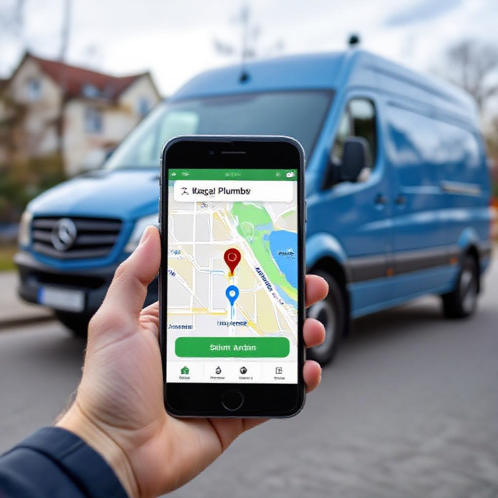 Local search and map directions to plumber