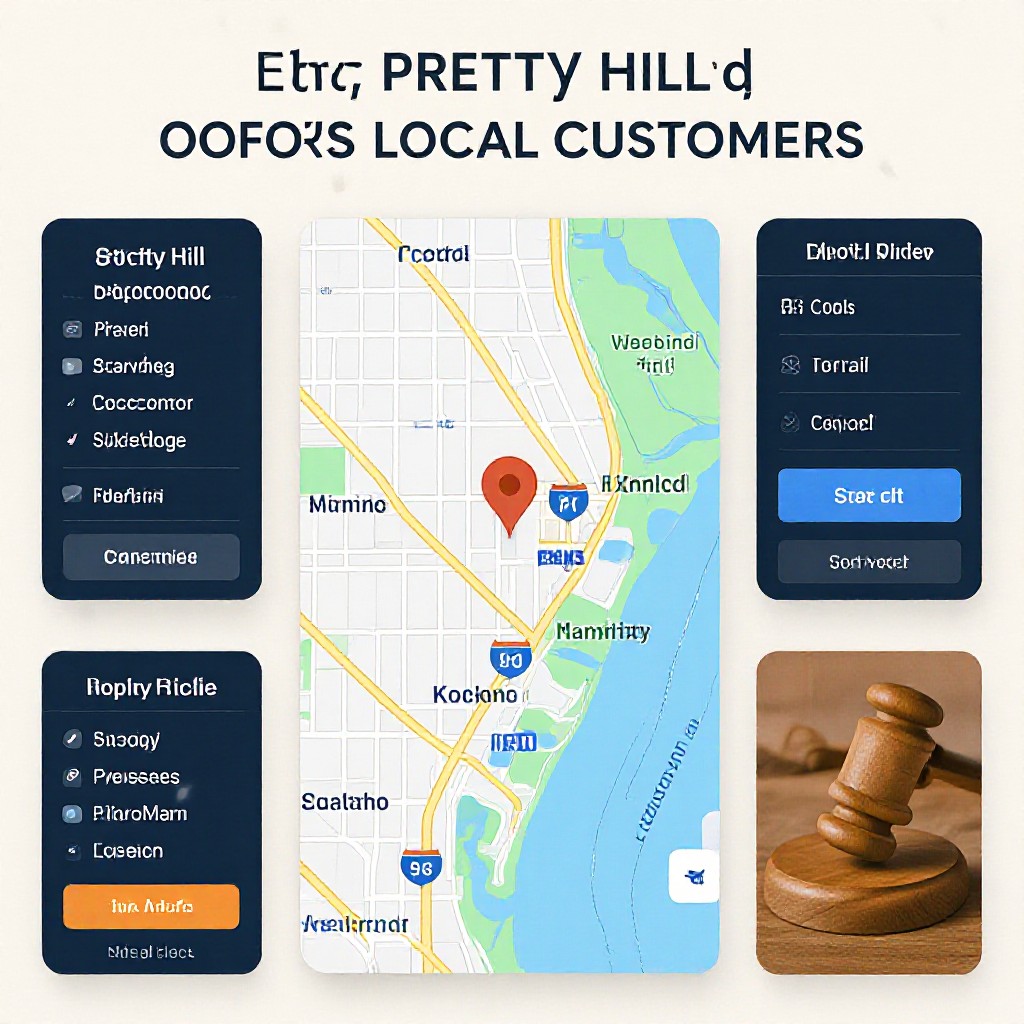 Pretty Hill local SEO map