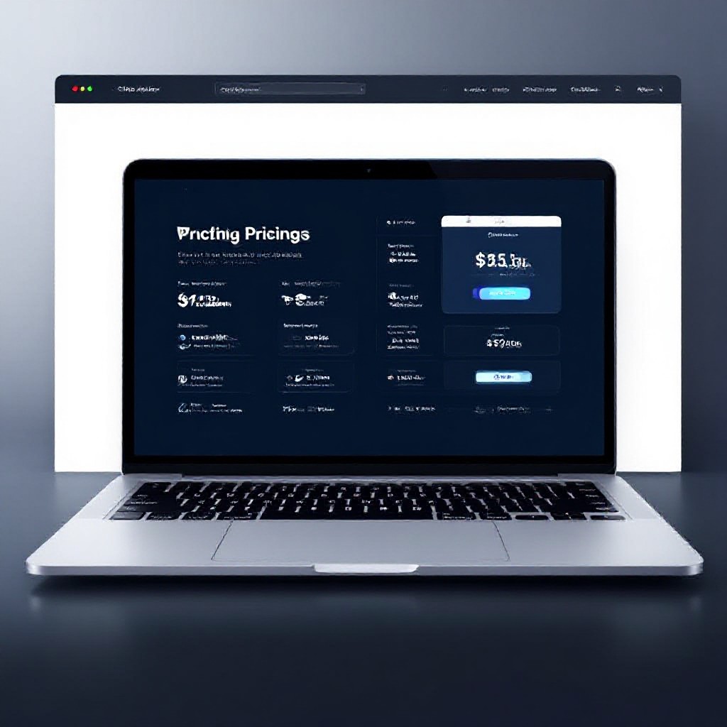 Website pricing illustration