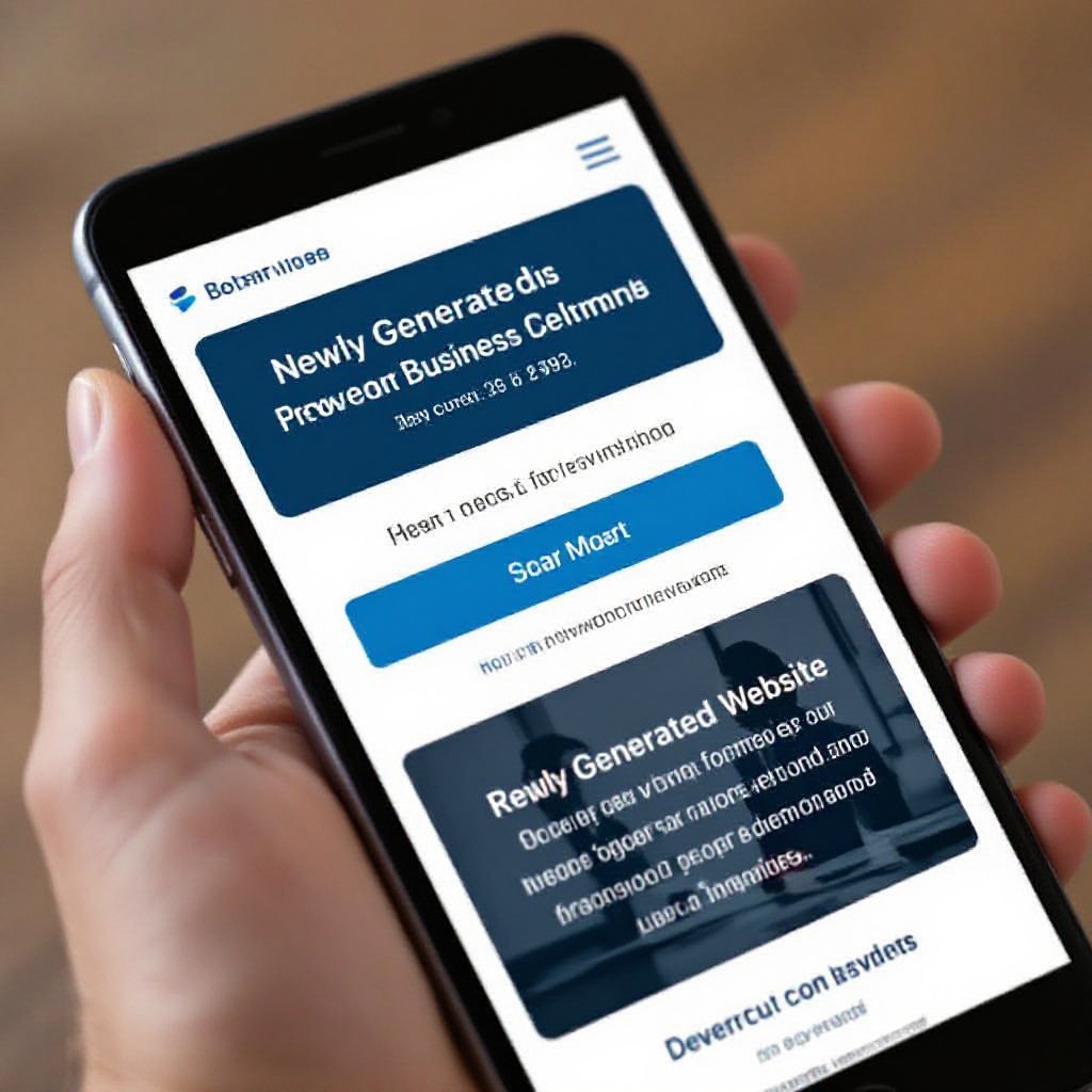 Instant website preview