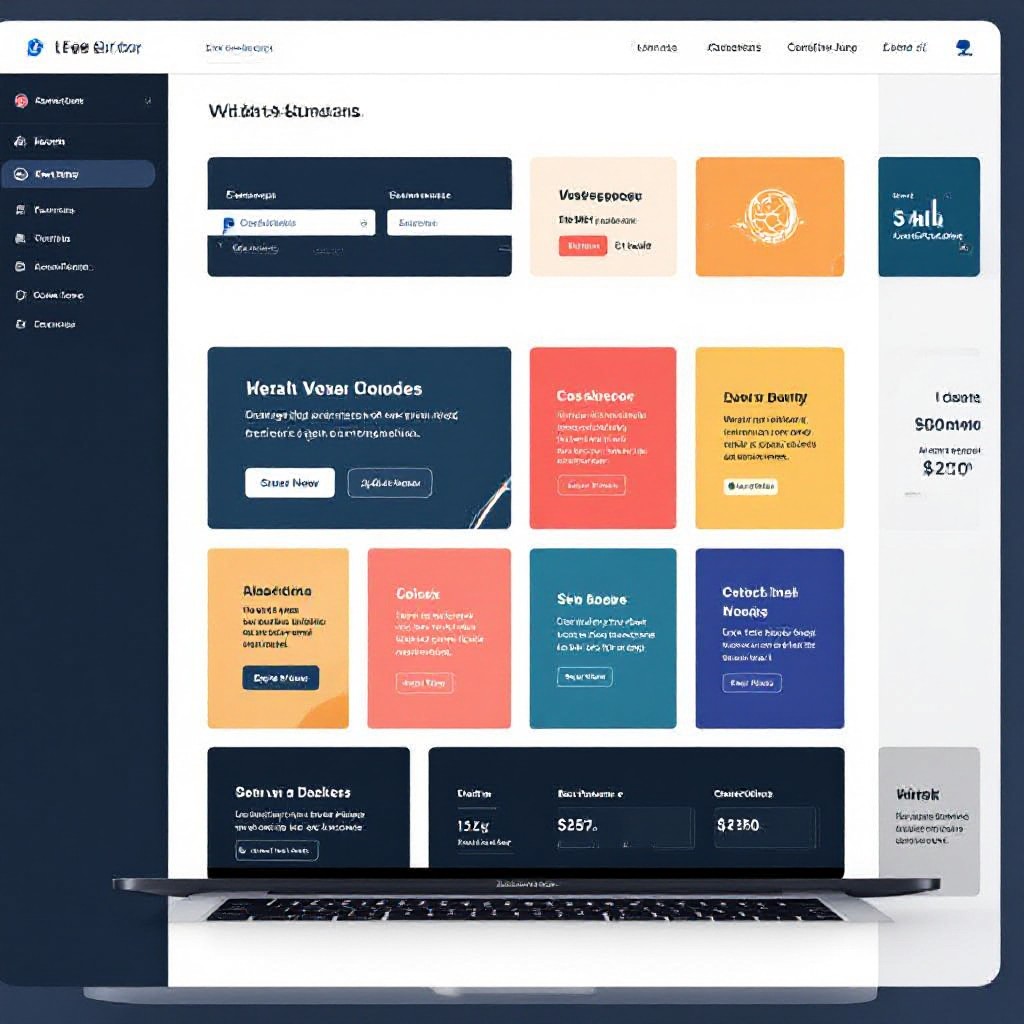 website generator dashboard