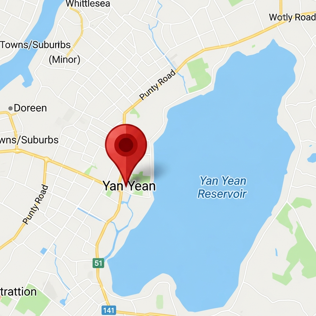 Yan Yean map