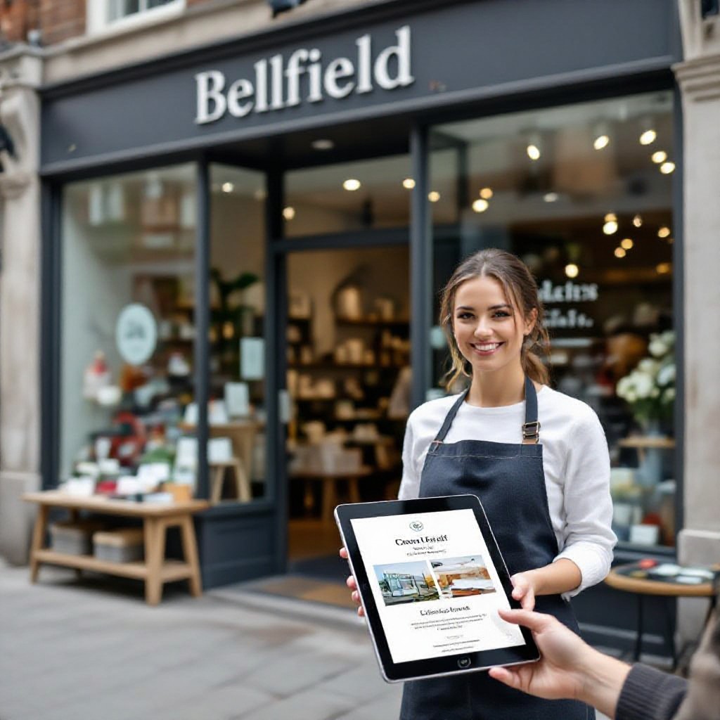 Bellfield local business and website preview