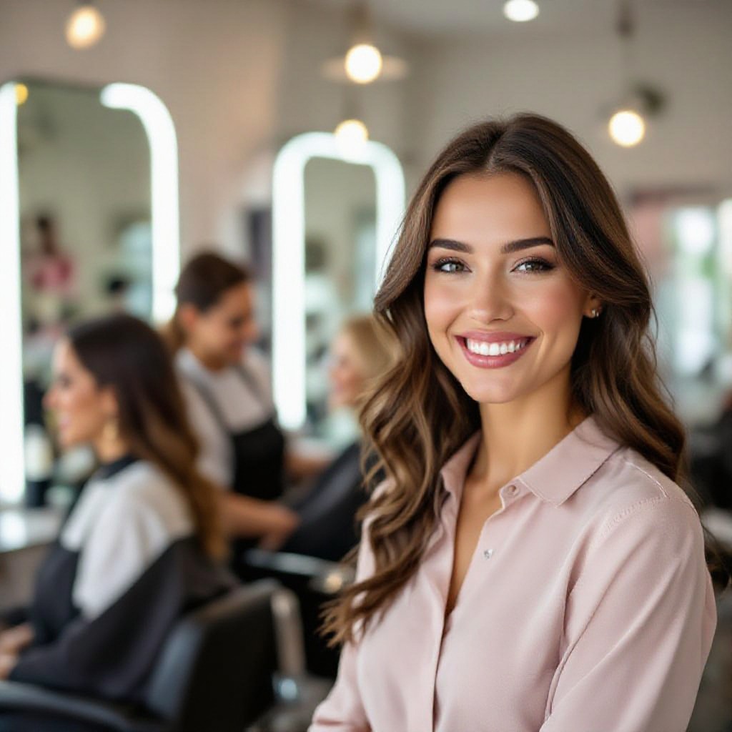 Beauty salon website example