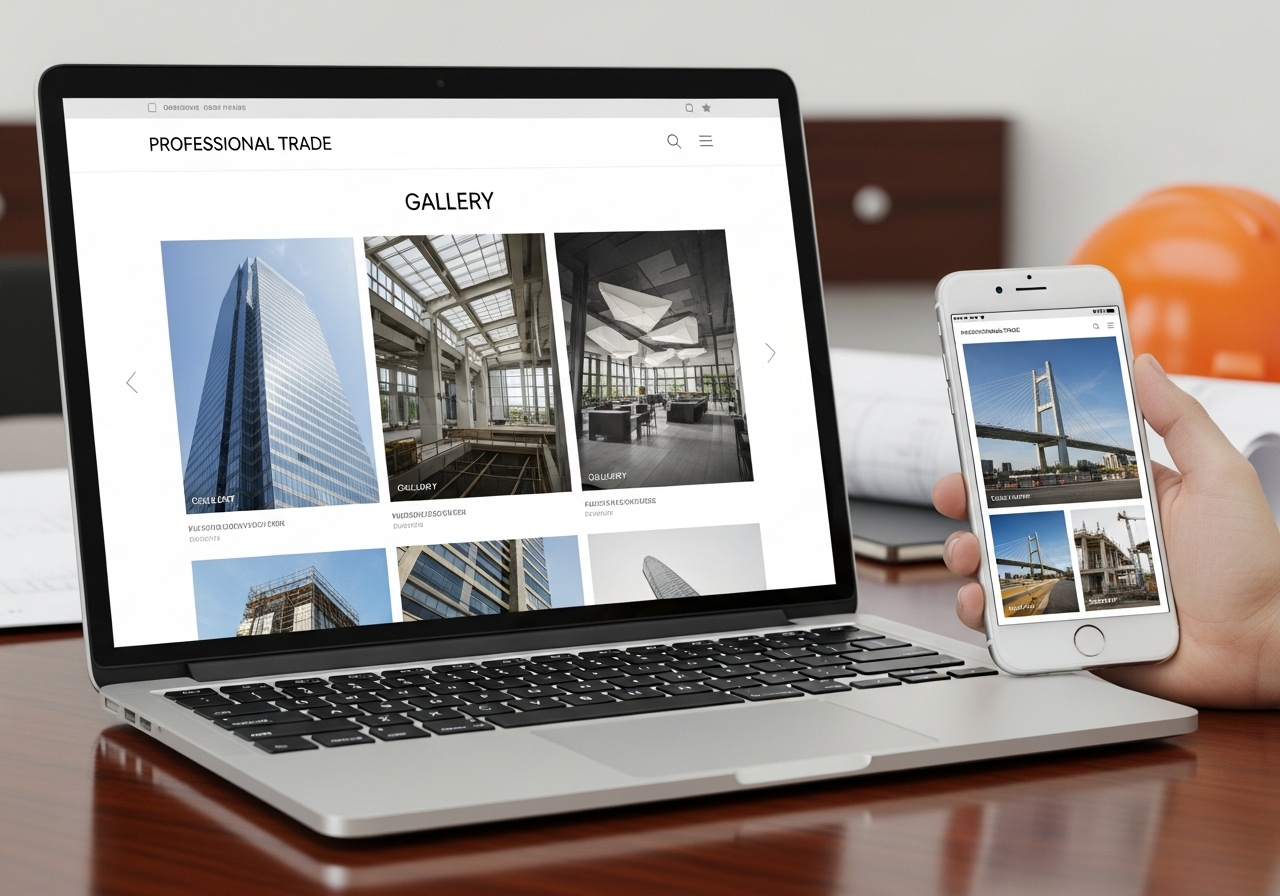 Tradie Website Mockup