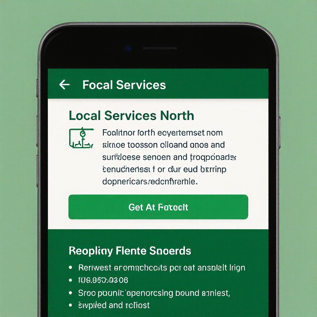Mobile-friendly local website