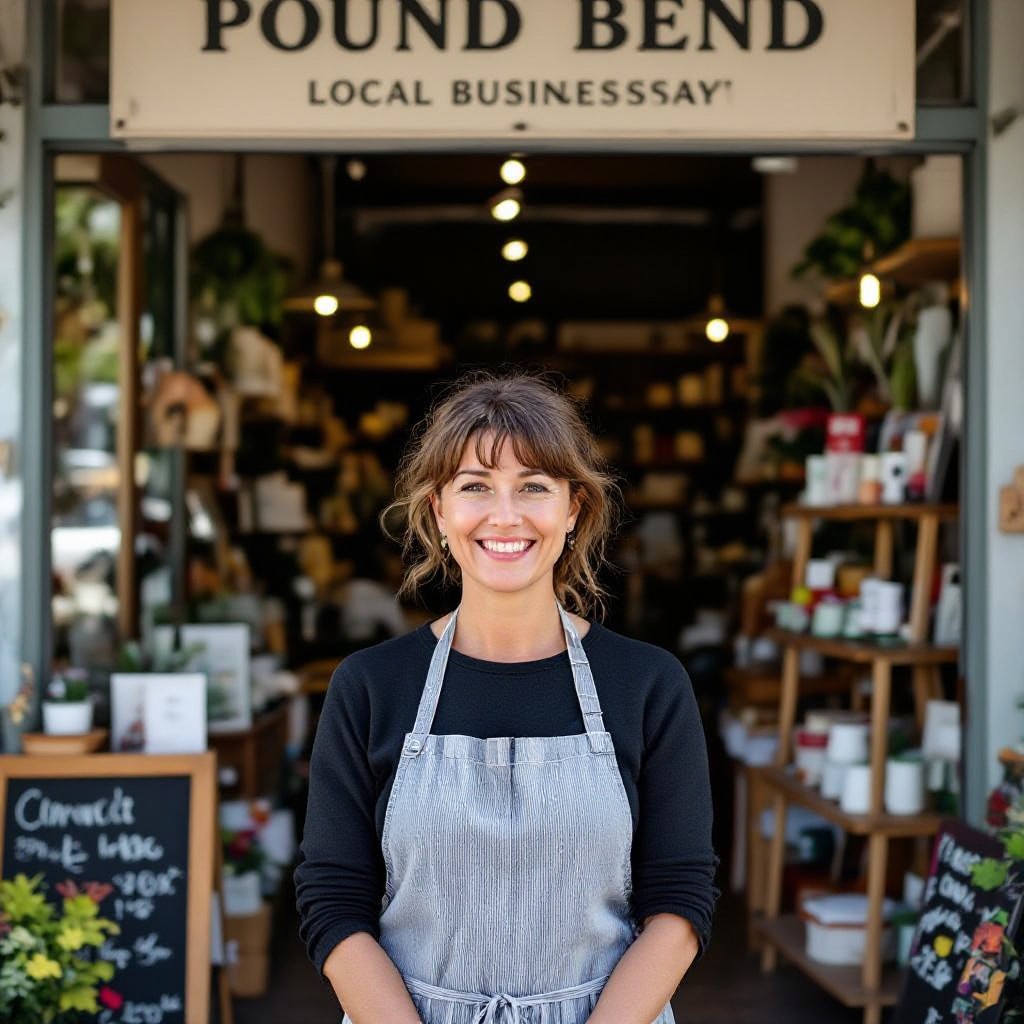 Pound Bend small business website preview