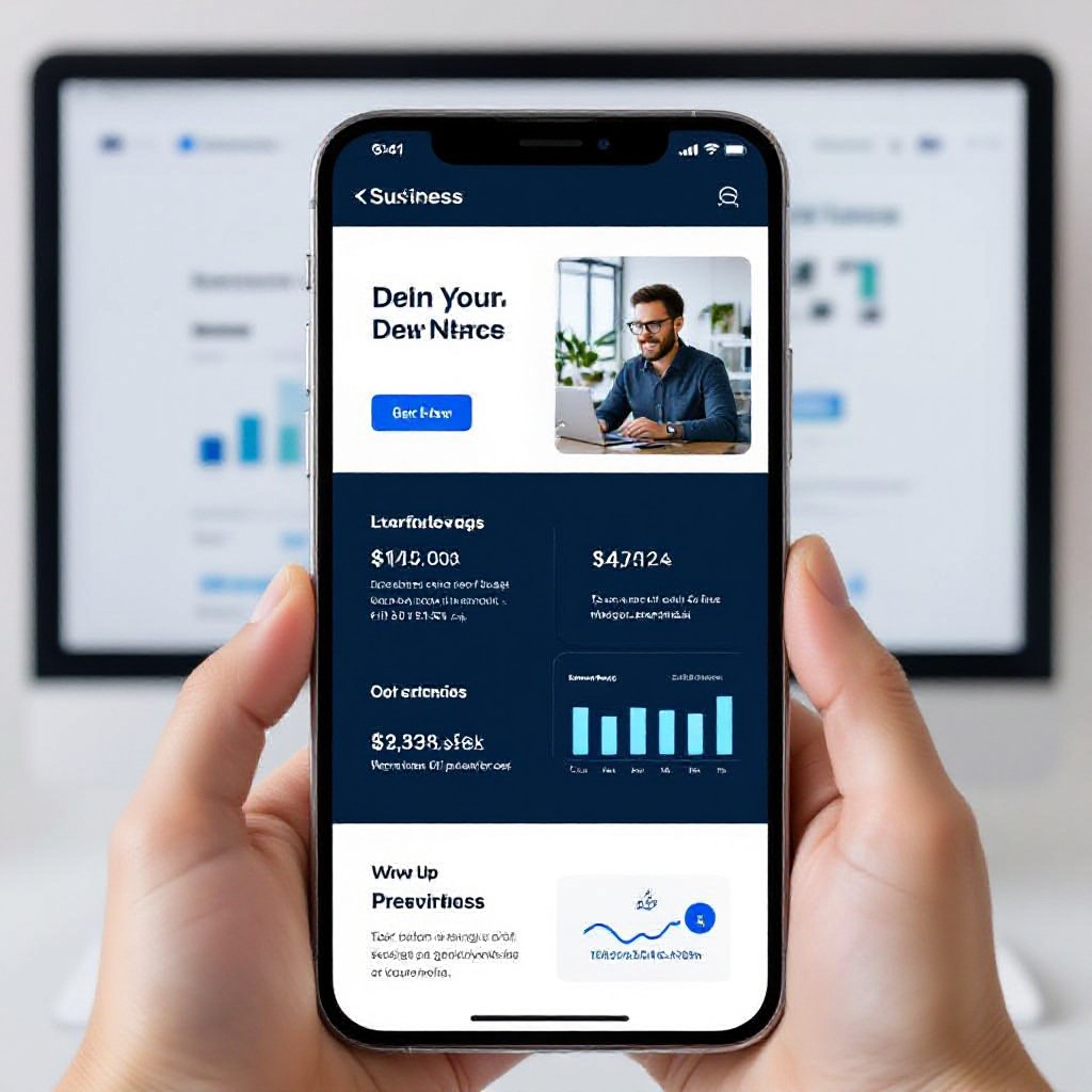 Congero website preview on mobile