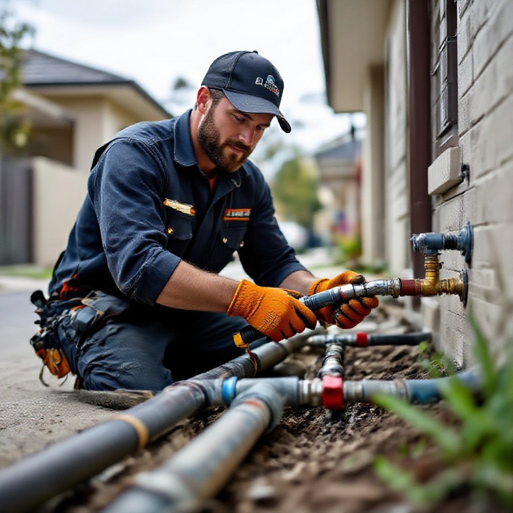 tradesperson at work