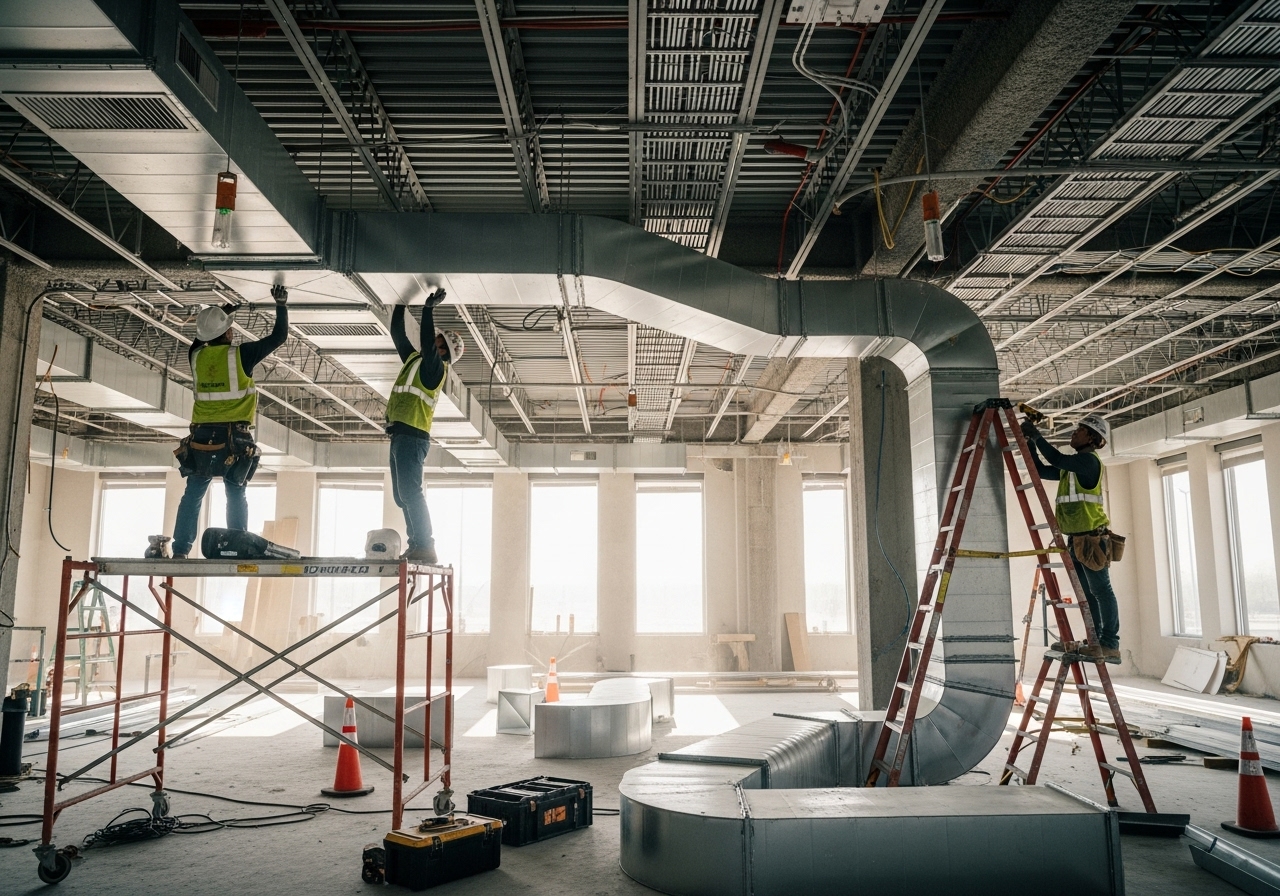 Ductwork installation