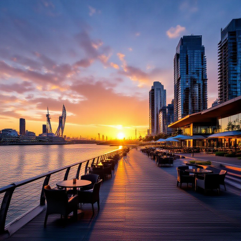 Docklands waterfront