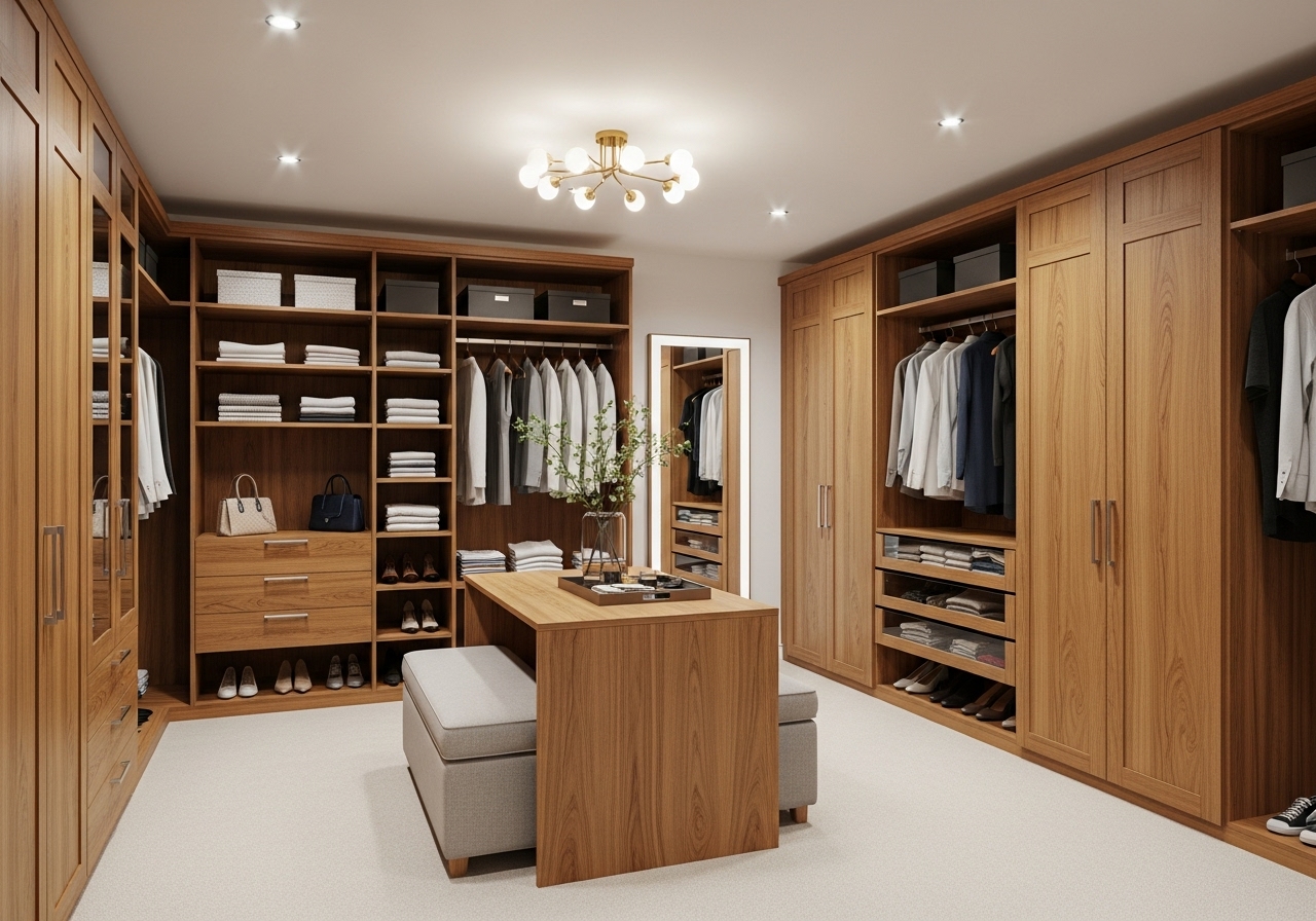 Walk-in wardrobe