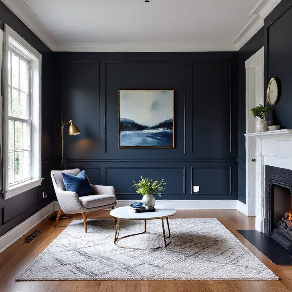 after painting interior room