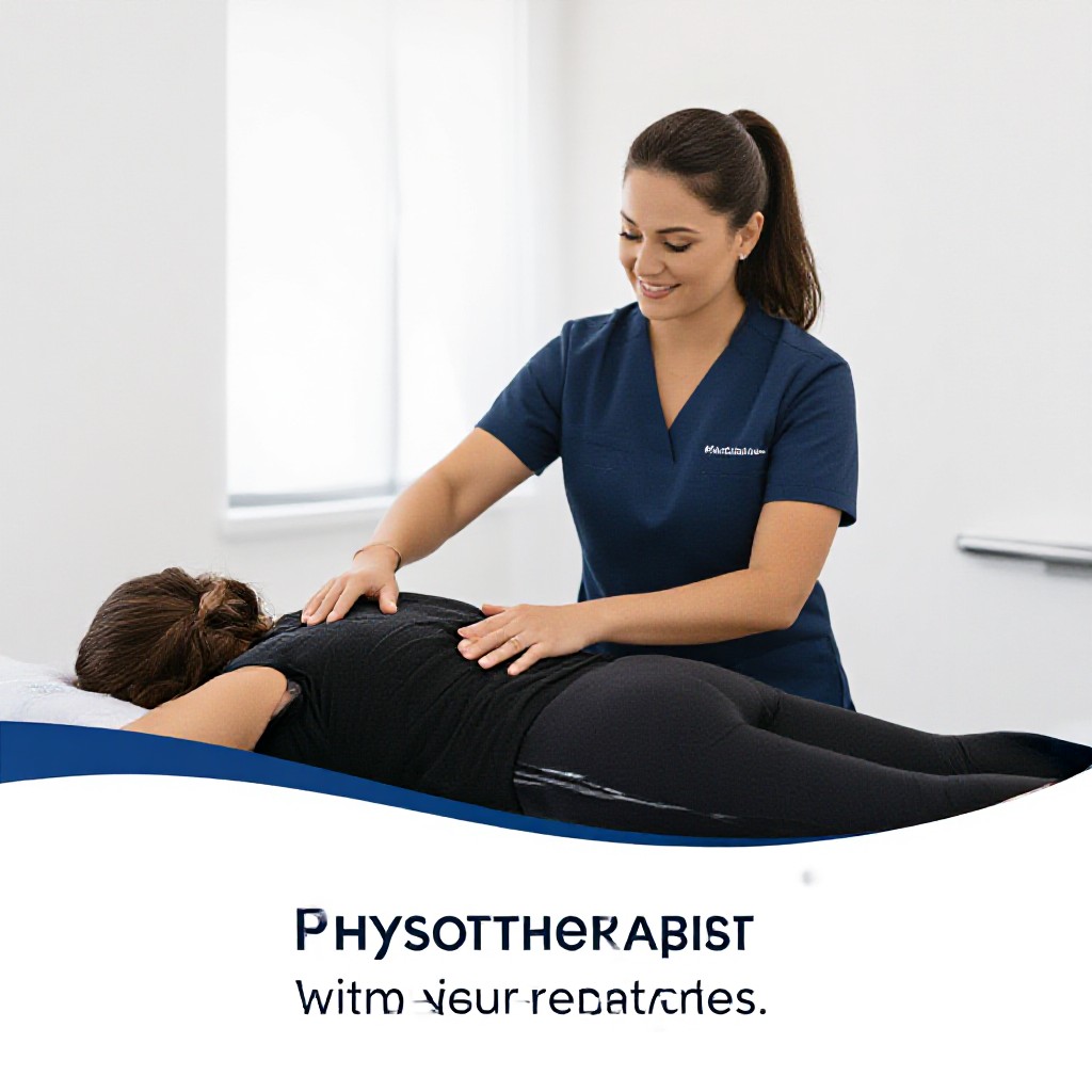Physiotherapist treating patient in Brisbane clinic