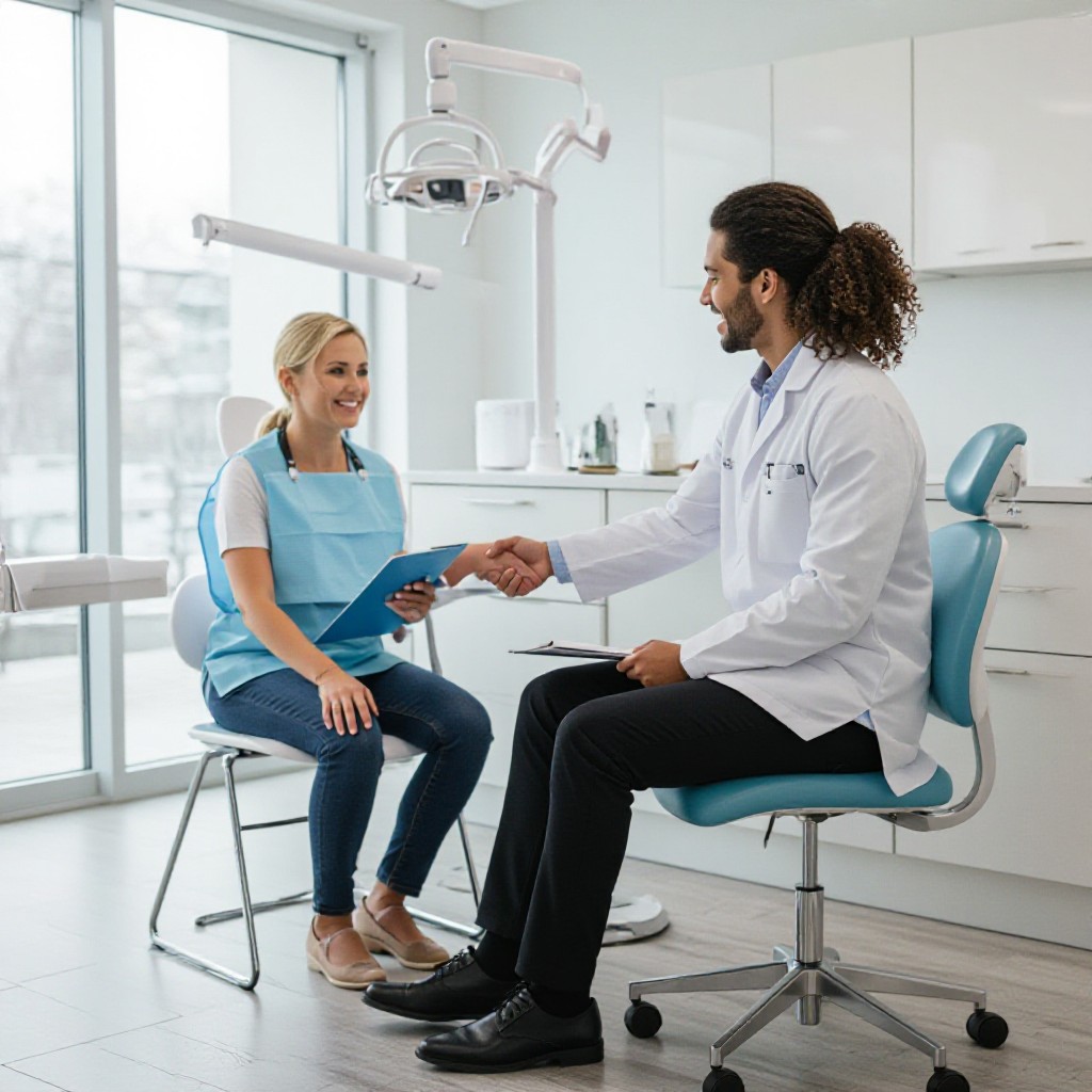 Dental practice website preview