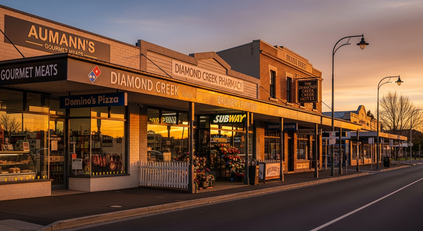 Diamond Creek main street