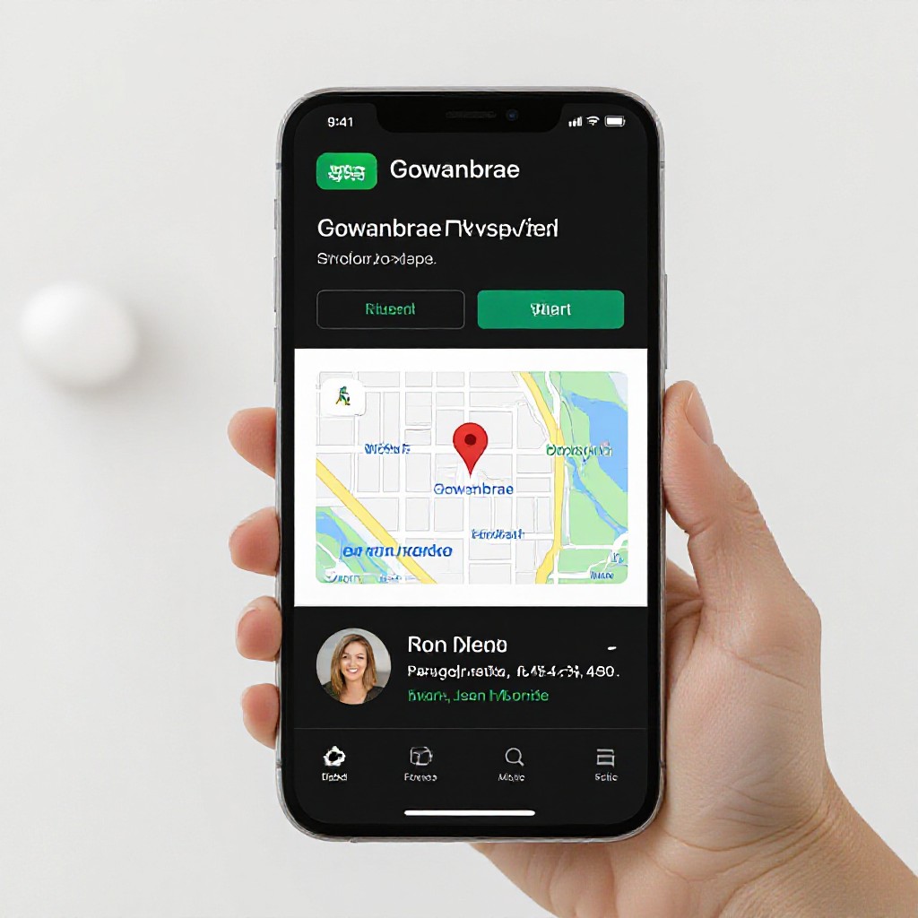 Gowanbrae website on mobile