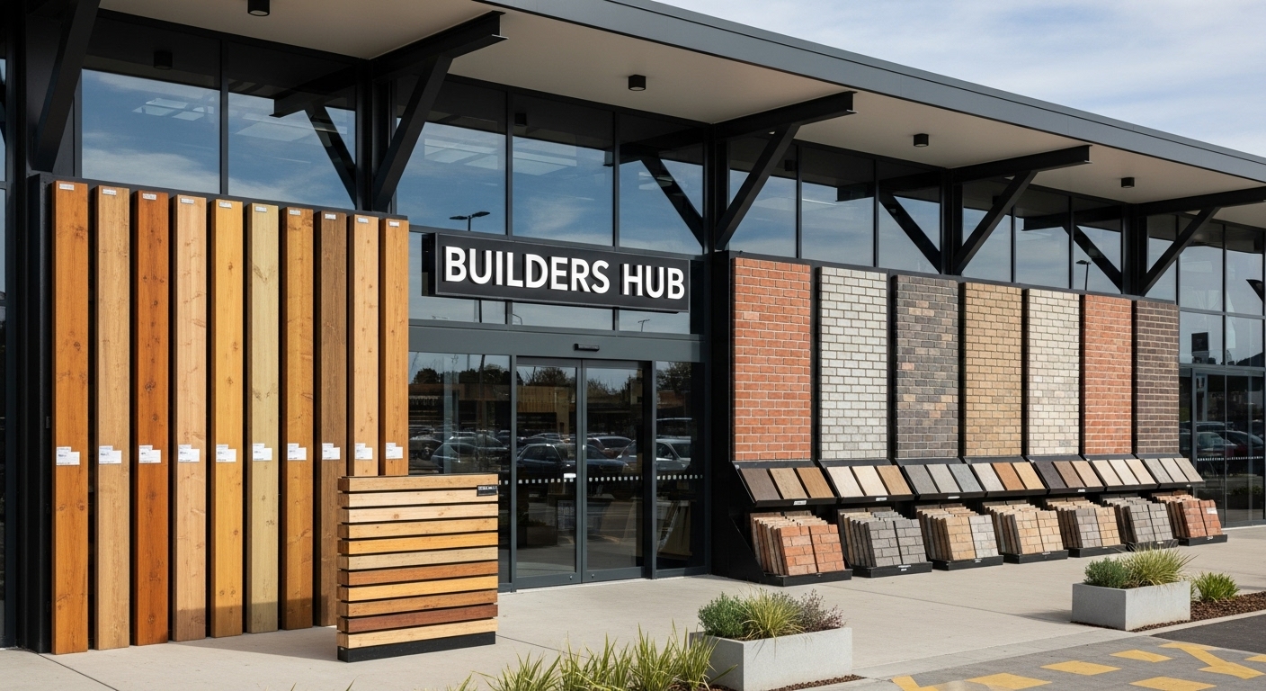 building materials store exterior