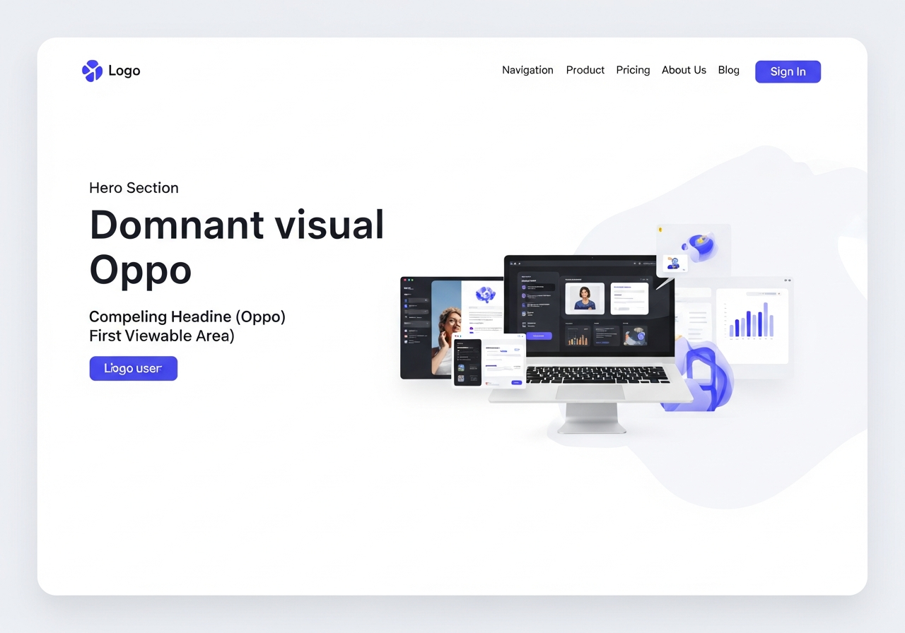 startup landing page example