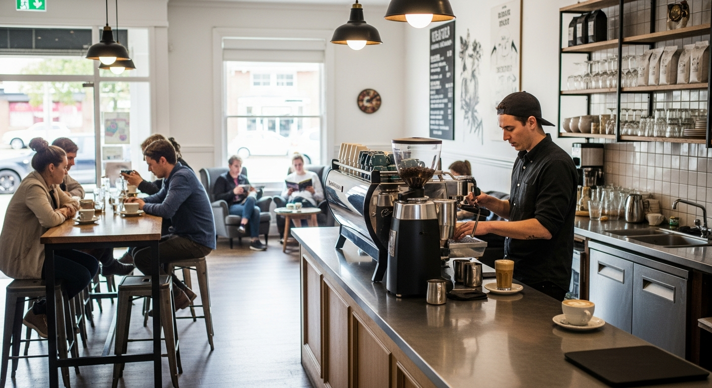 Flemington cafe interior