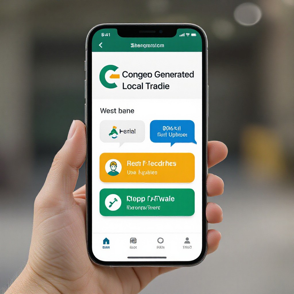 Congero website on mobile