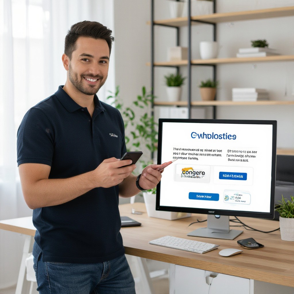 Knoxfield business owner updating website