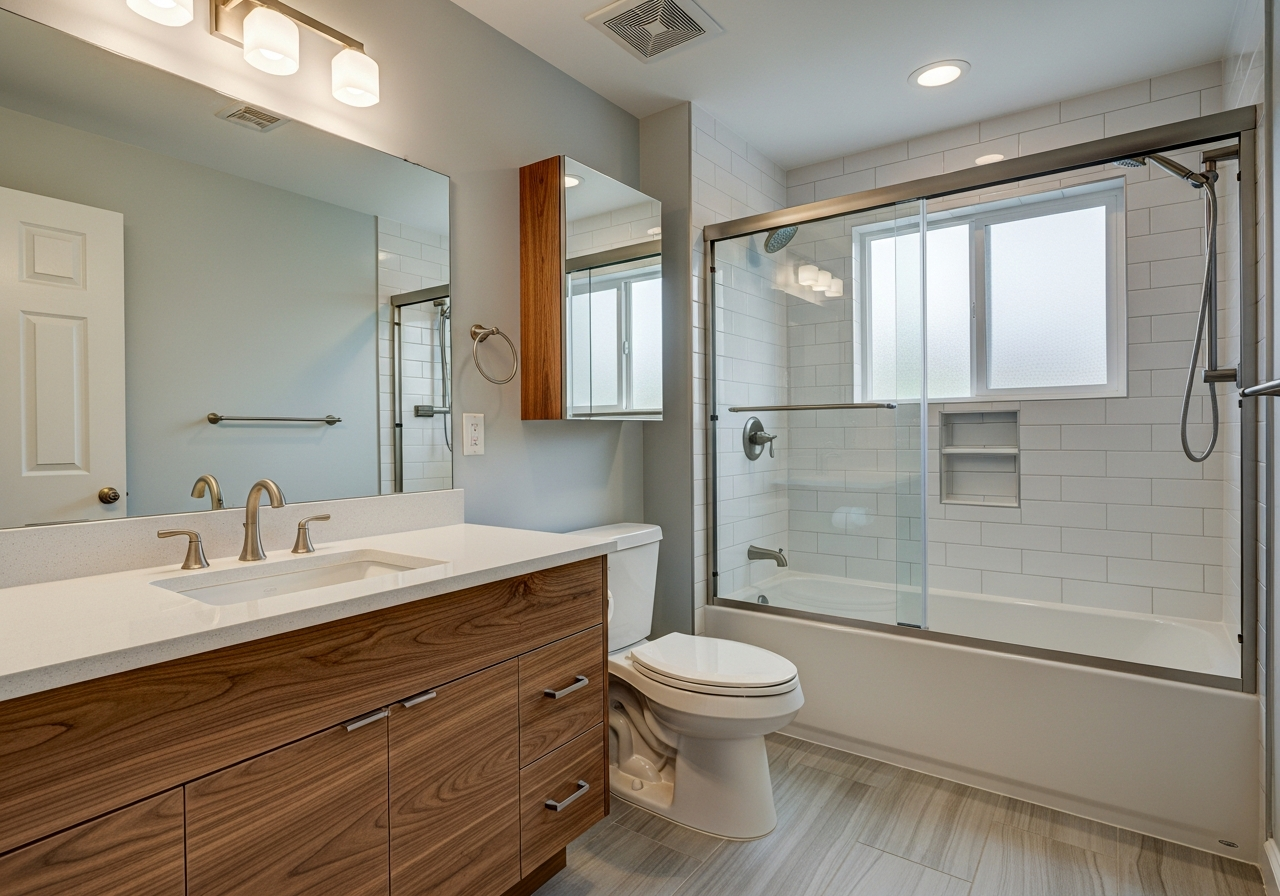 bathroom before after