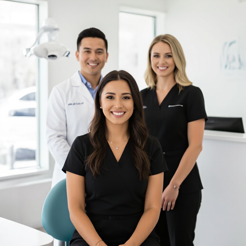 Camberfield dentist team