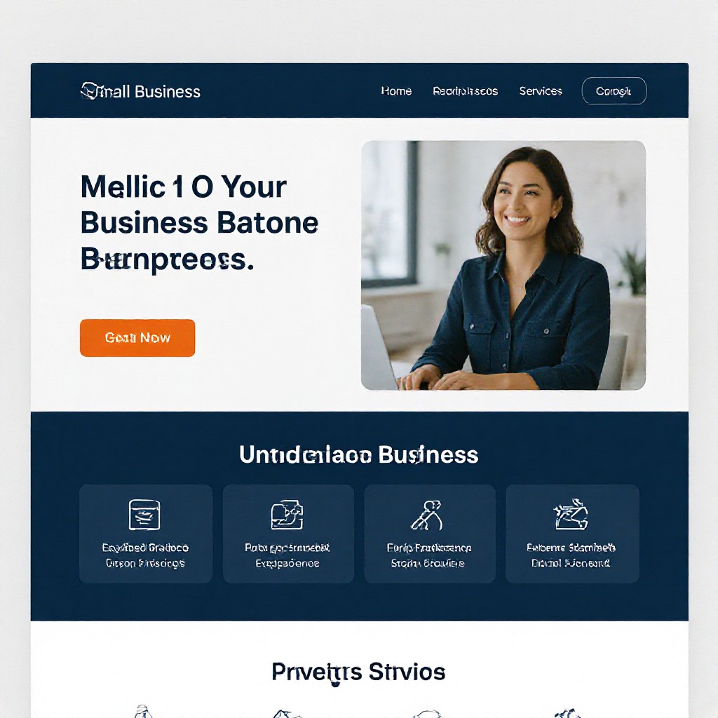 Mobile friendly small business website