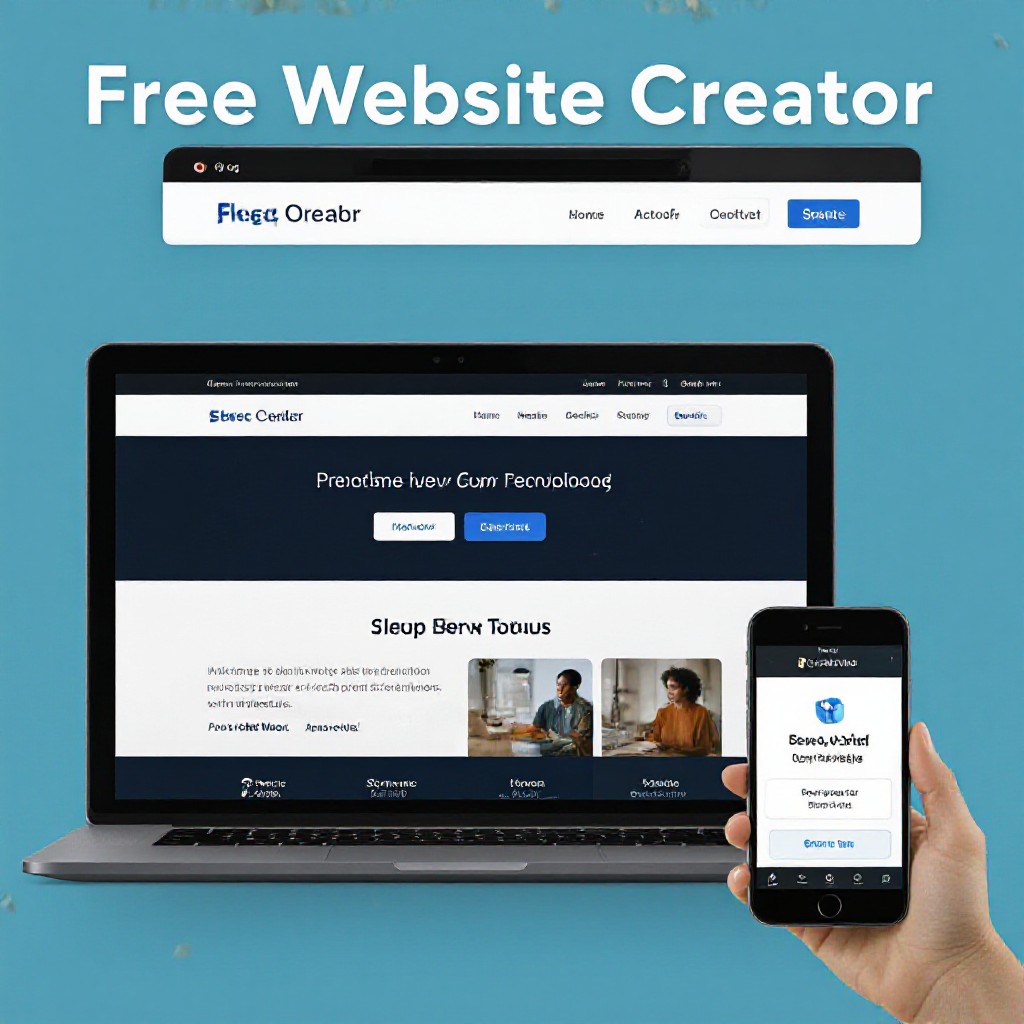 free website creator preview