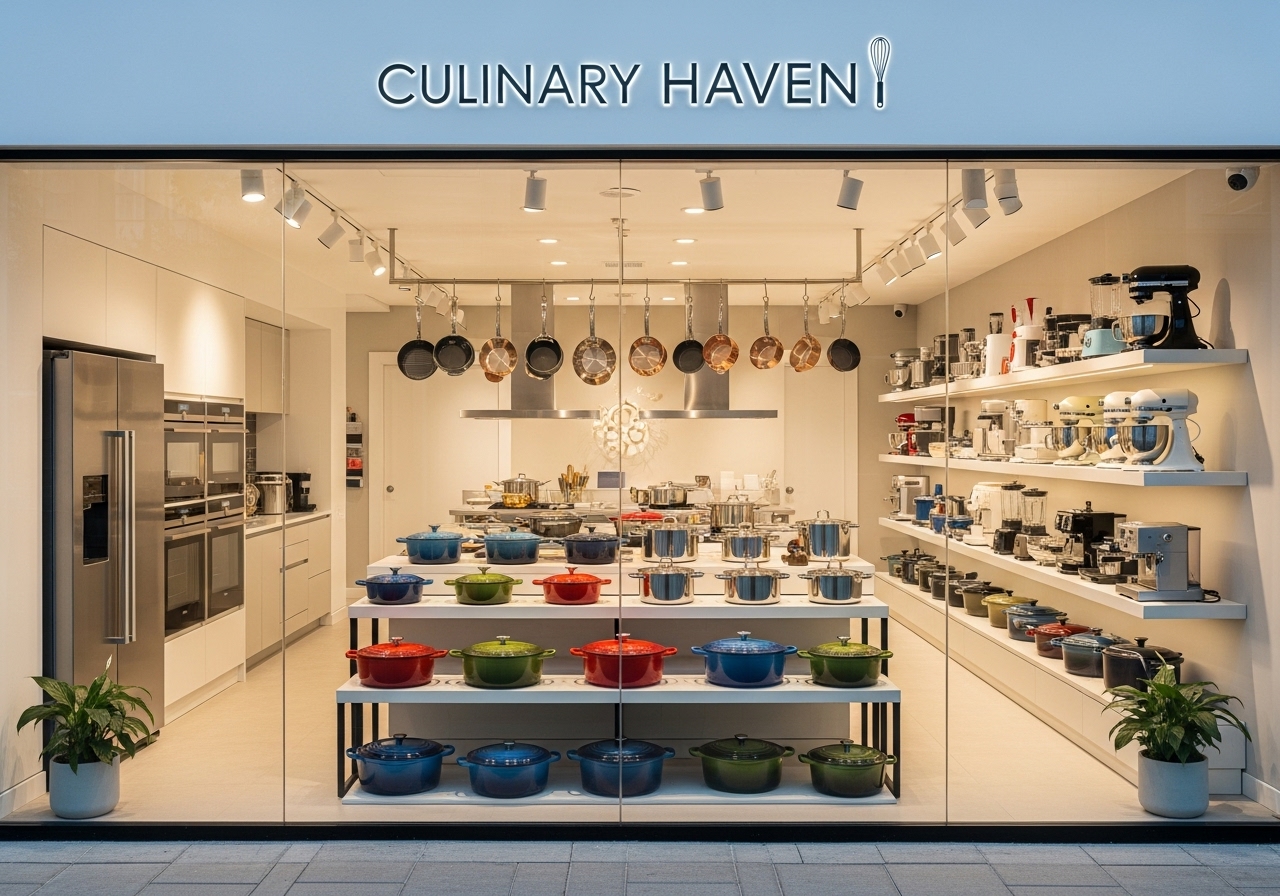 Kitchen supply store website preview