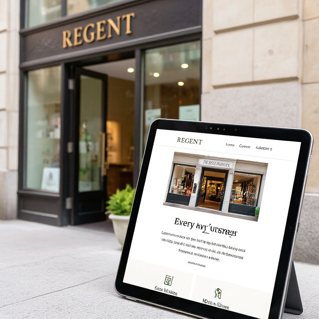Regent store website preview