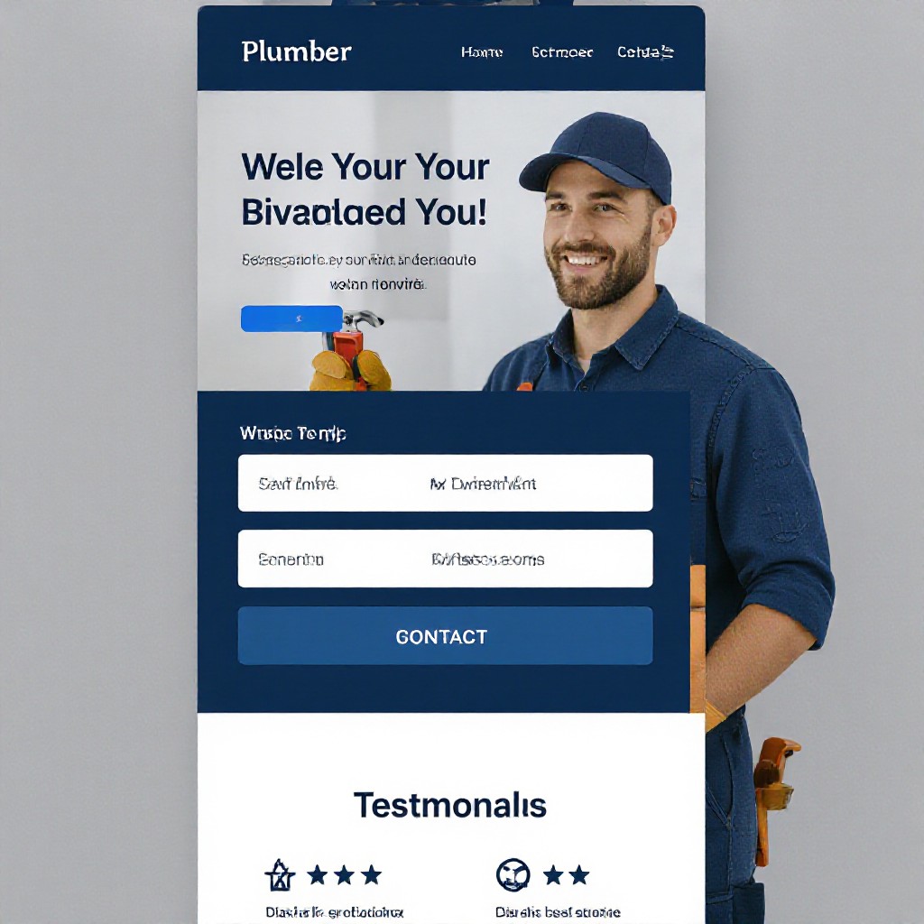 plumber website example