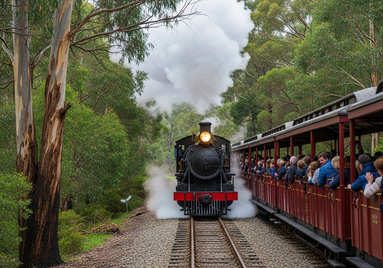 Puffing Billy near Belgrave